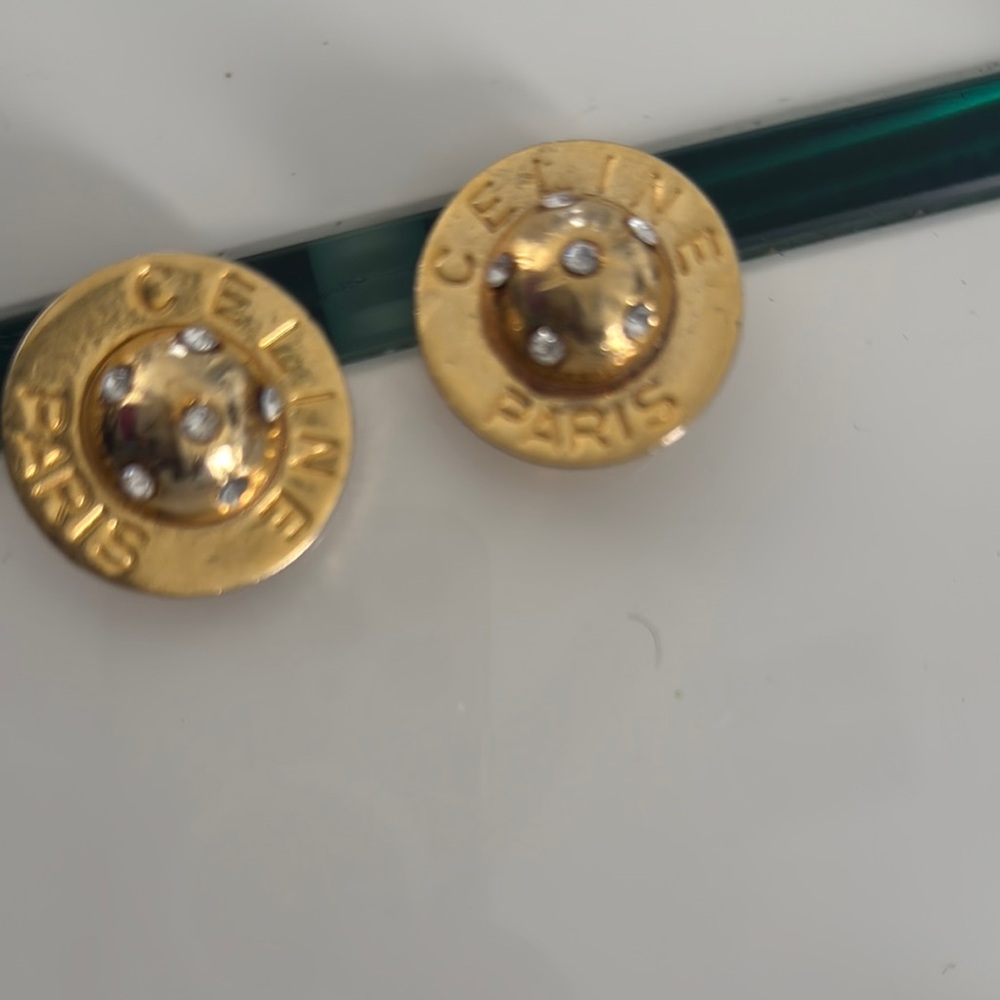 Celine Gold and Silver Earrings